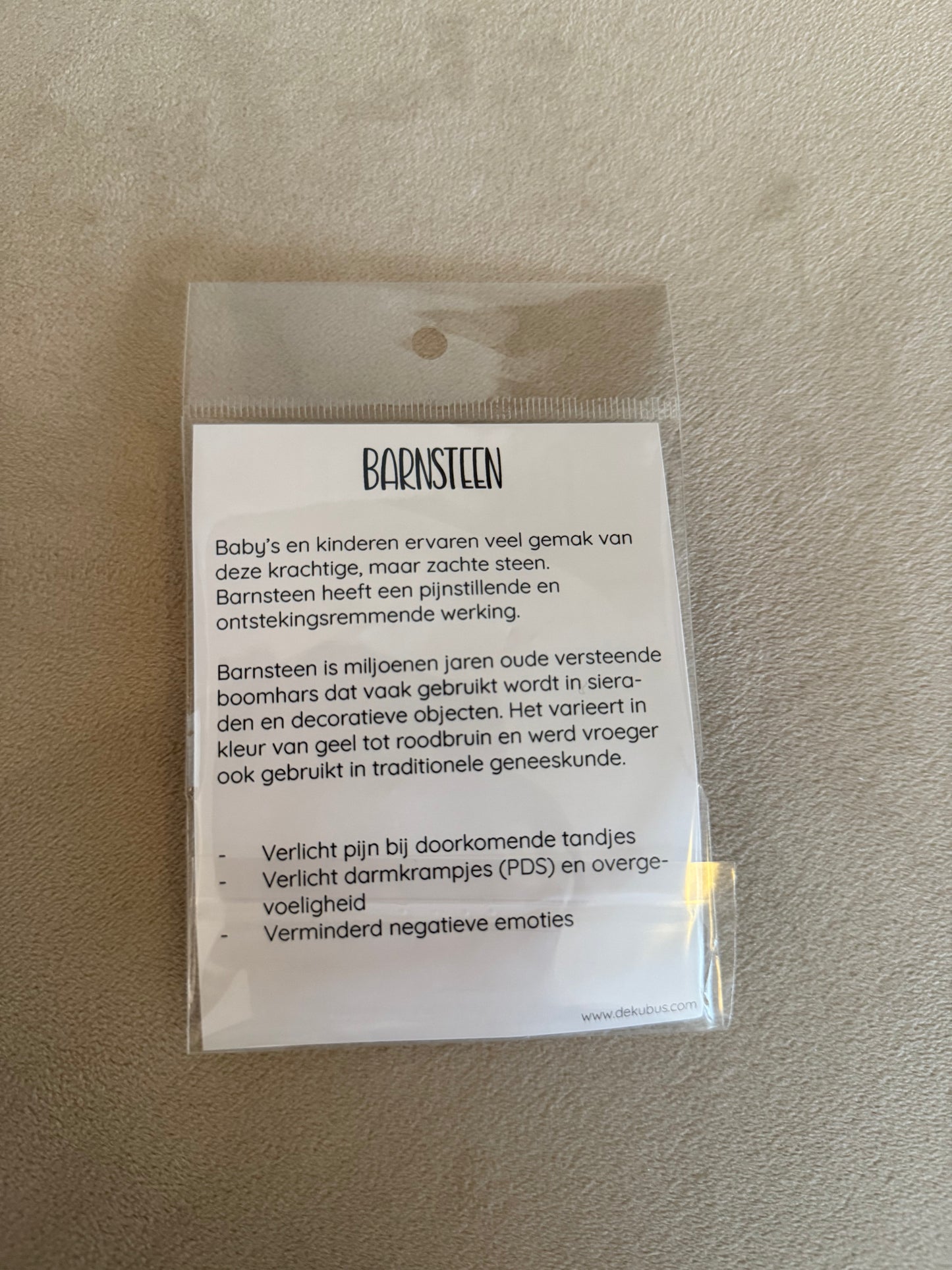 Baby Barnsteen armband