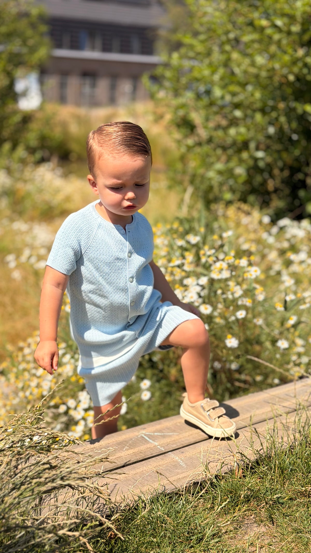 Jongens set babyblauw | 3-delig