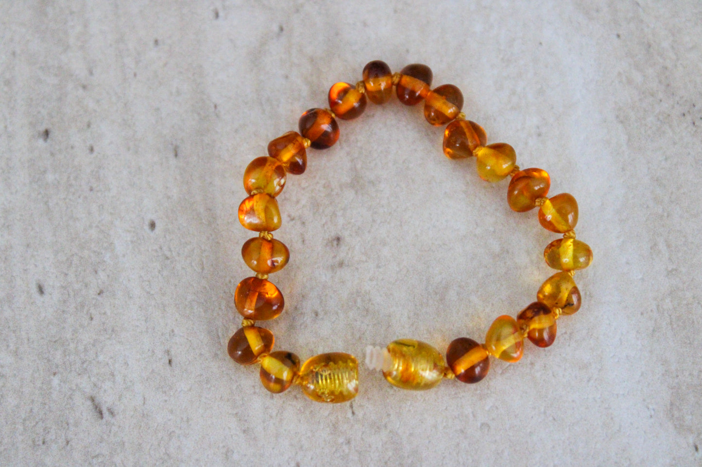 Baby Barnsteen armband