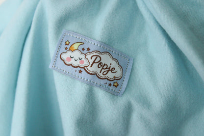 Popje blauw