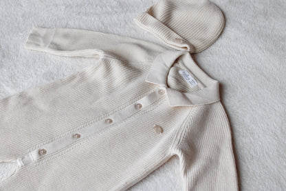 Beige Baby Boxpakje met Muts