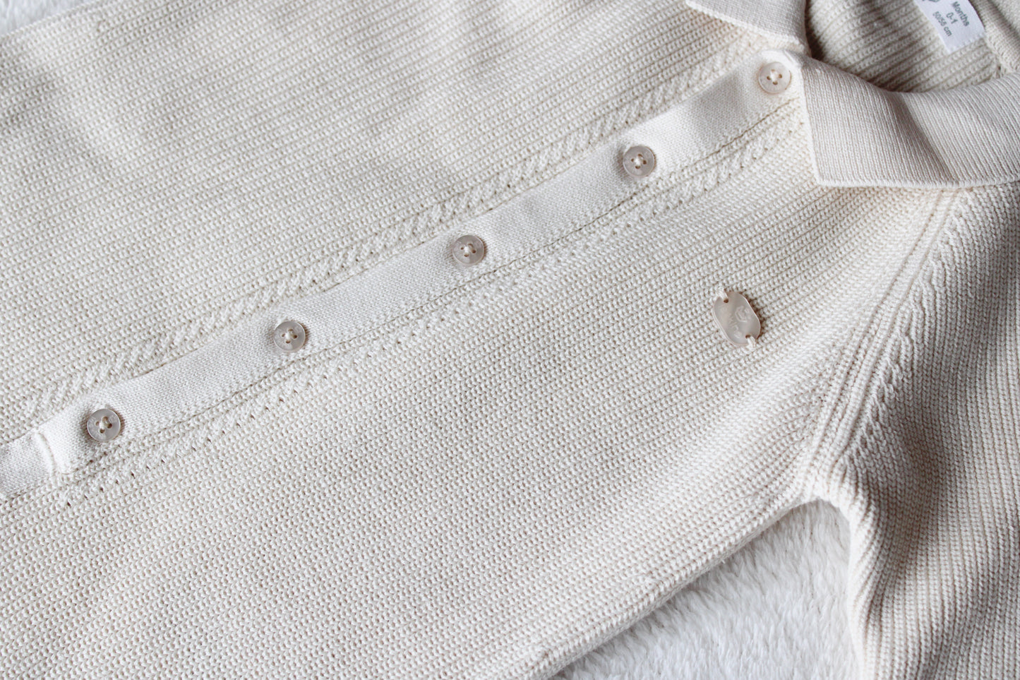 Beige Baby Boxpakje met Muts