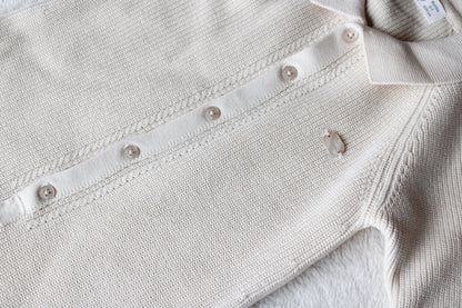 Beige Baby Boxpakje met Muts