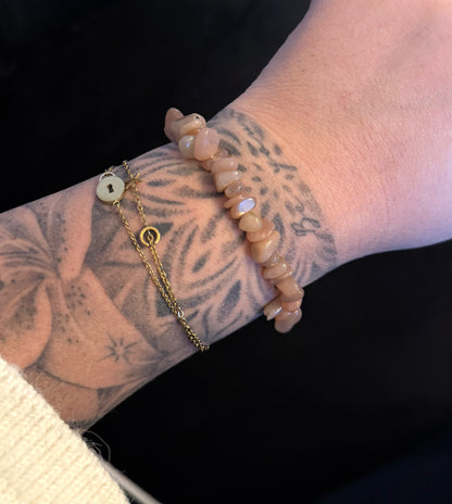 Maansteen Armband